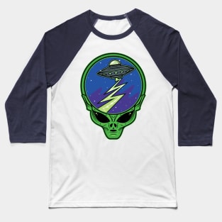 Steal Your Space Alien Edition Baseball T-Shirt